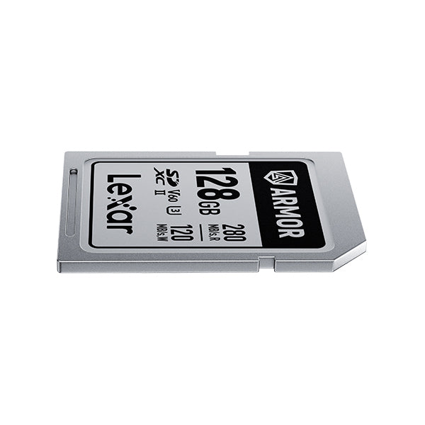 LEXAR ARMOR SILVER PRO SDXC UHS-II 128GB W 120MB/s R 280MB/s LSDAMSP128G-RNNNG