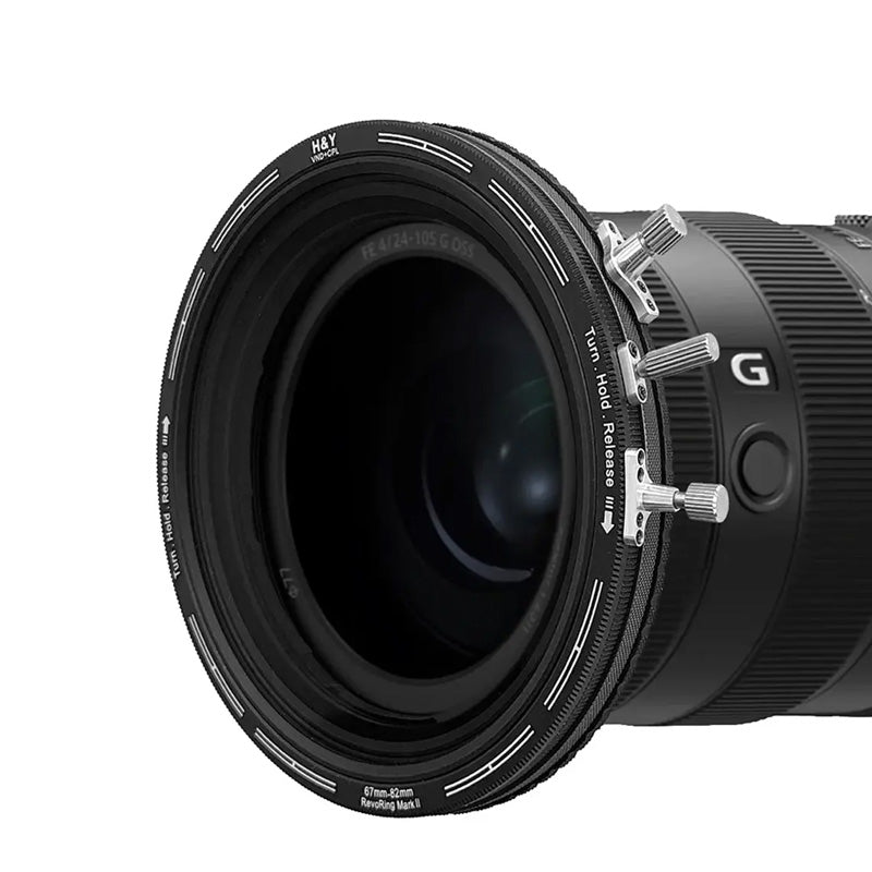 H&Y Revoring Variable Neutral Density ND3-1000 + Circular Polarizer 58-77mm Mark II RNC77-II
