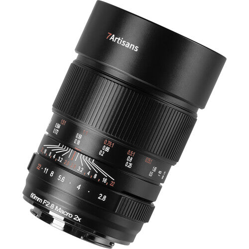 7Artisans 60mm F2.8 Macro 2x Canon EOS-R Mount (Black)
