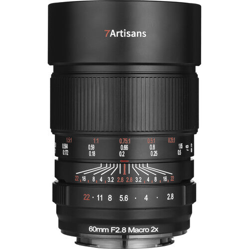 7Artisans 60mm F2.8 Macro 2x Sony E Mount (Black)