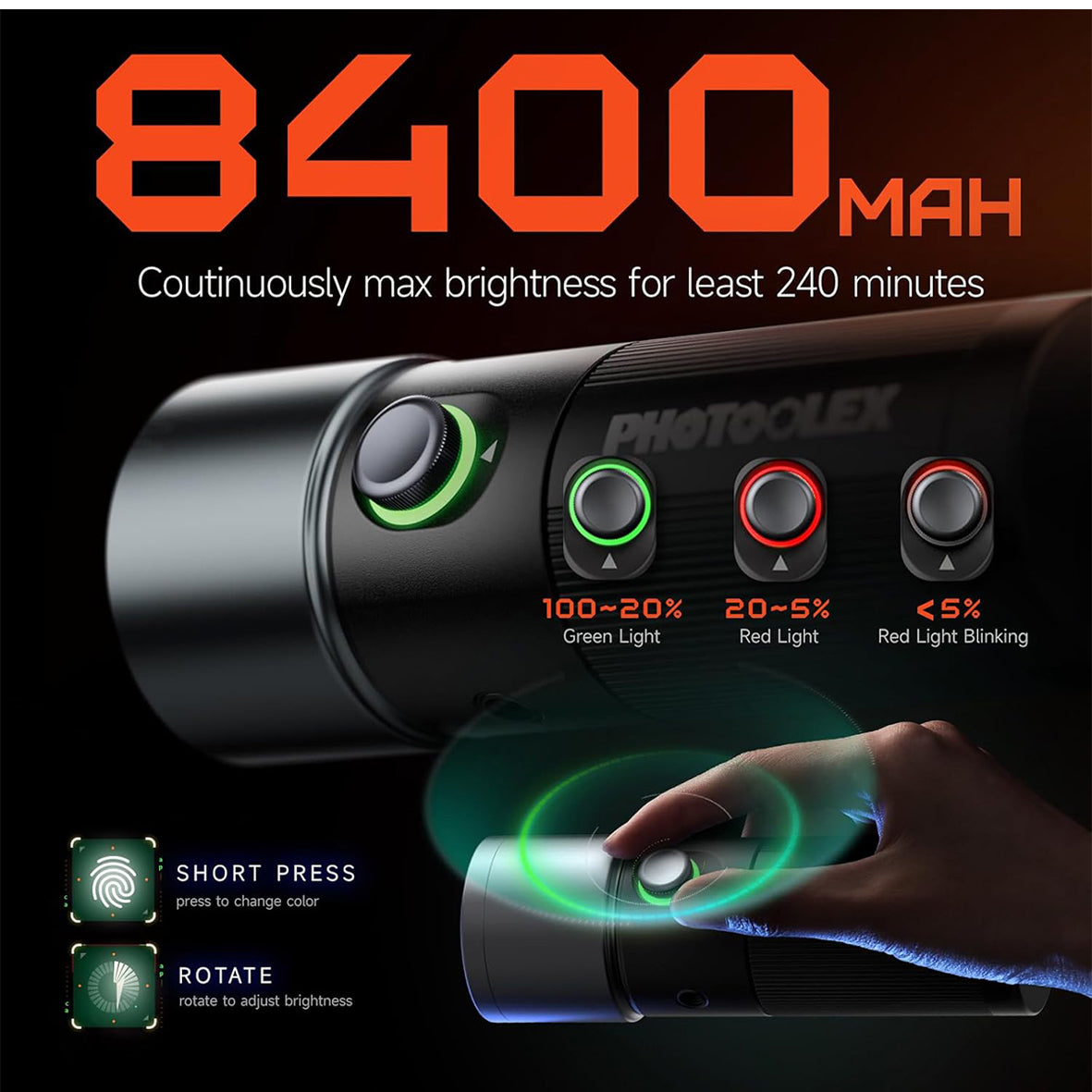 Photoolex ZOOM Light (10W 4 Color - Silicon Gobo) TF-LS-104FS-TZ