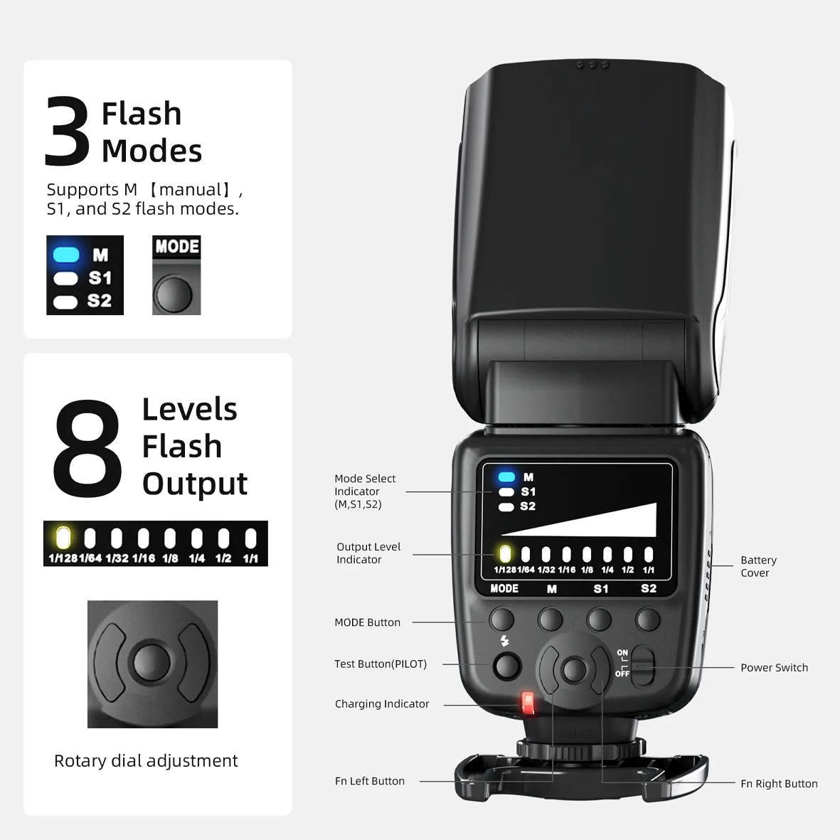 Photoolex Speedlite G30 FS-FK300