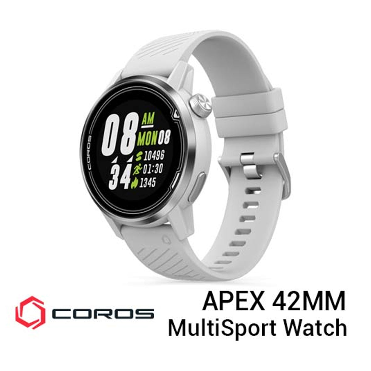 Coros Apex 4 GPS Watch - 42mm - White