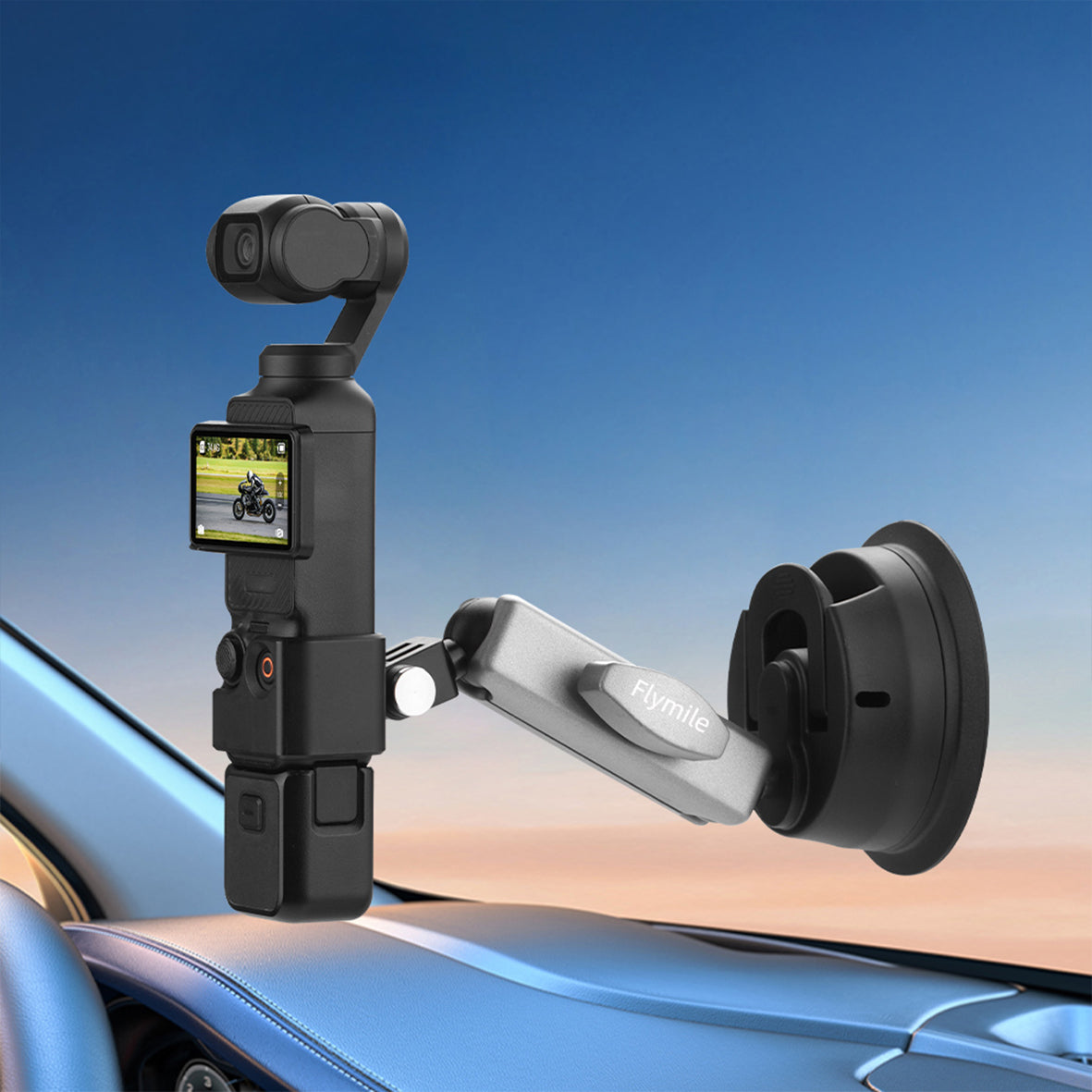 BRDRC Car Suction Cup Bracket for Sports Camera EW10203