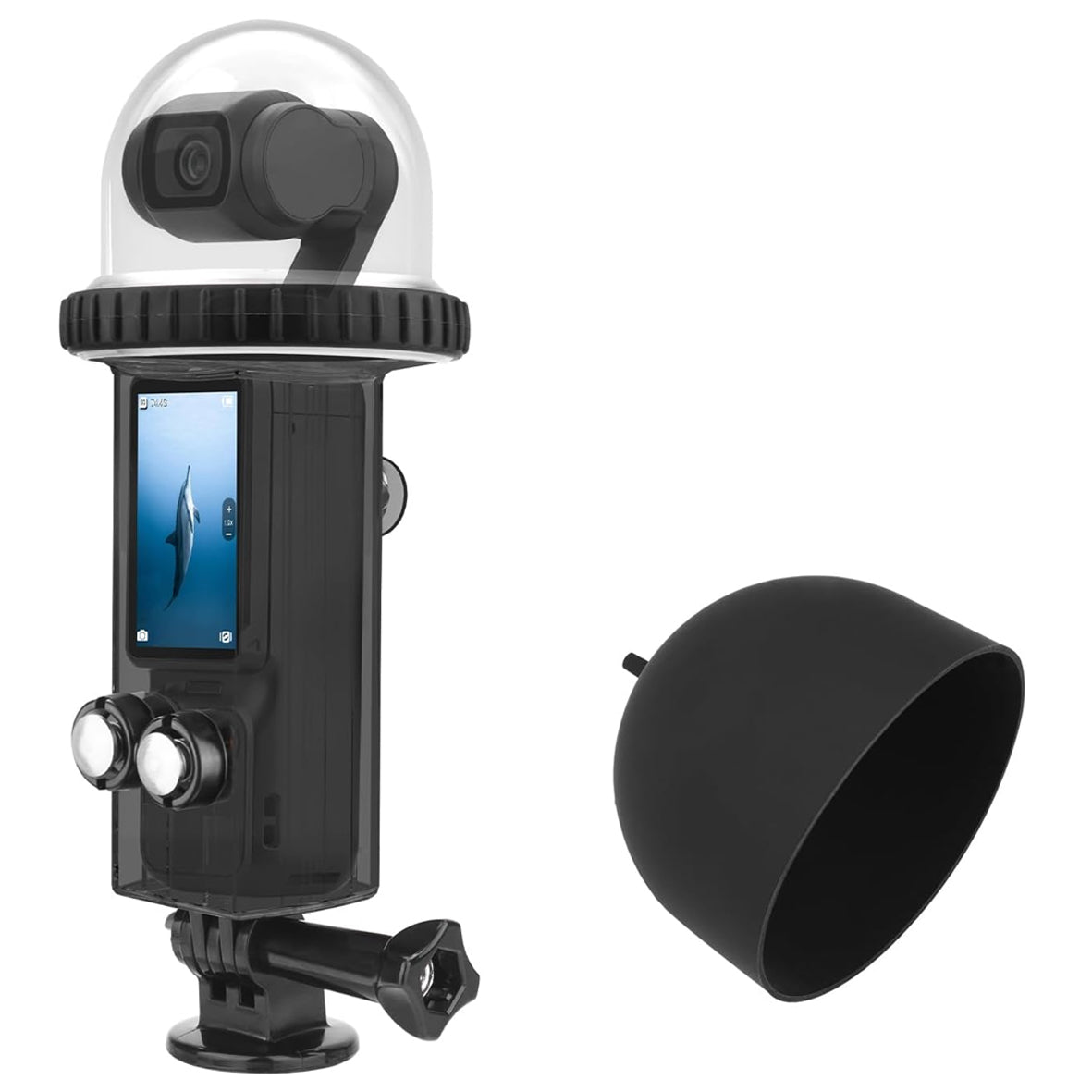 BRDRC OSMO POCKET 3 Waterproof Case Transparent Black EW10136_2