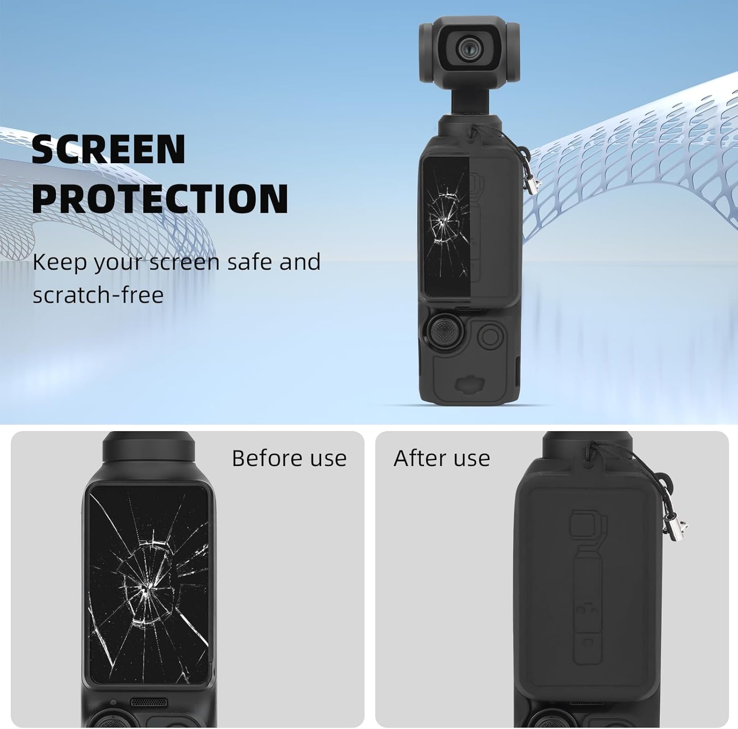 BRDRC POCKET 3 All-round Silicone Case