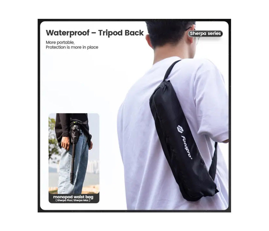 Fotopro Sherpa Plus Carbon Fiber Tripod + 52Q Ballhead Grey