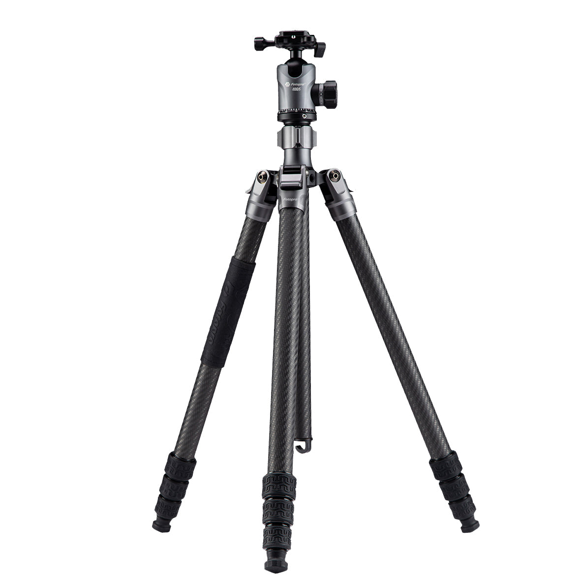 Fotopro Sherpa Max Carbon Fiber Tripod + 62Q Ballhead Grey