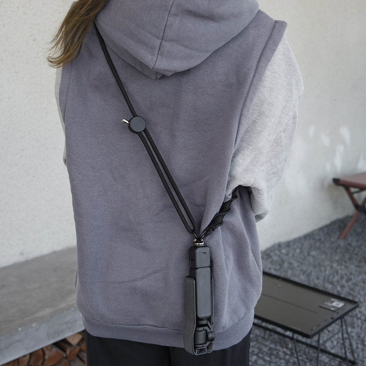 BRDRC POCKET 3 Adjustable Lanyard (Black Rope Black Knot) PO3014_3