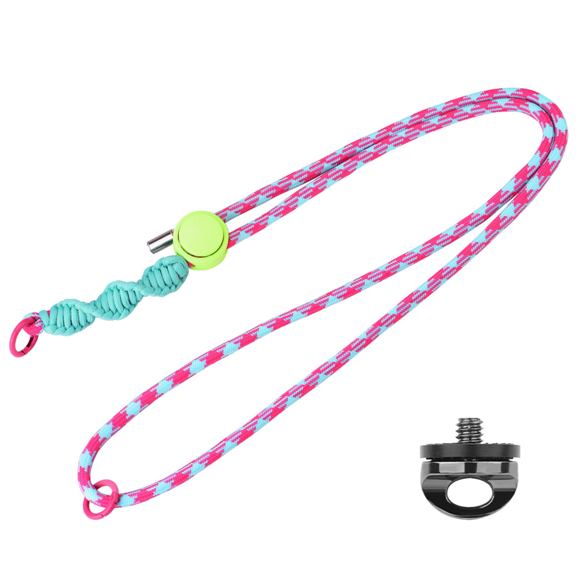 BRDRC POCKET 3 Adjustable Lanyard Powder (Blue Green Knot) PO3014_5