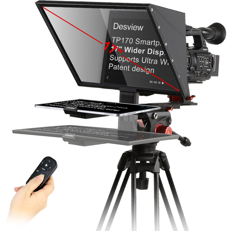 Desview TP170 Portable Universal Teleprompter Camera