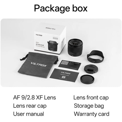 Viltrox AF 9mm F2.8 Air for Fujifilm X