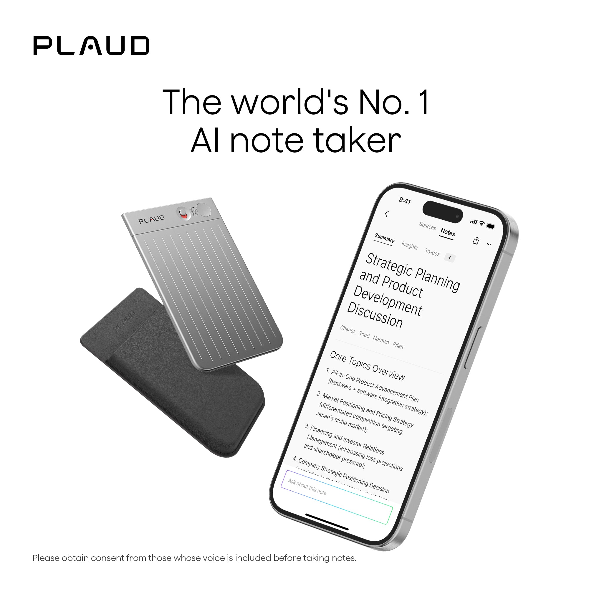 Plaud Note Silver