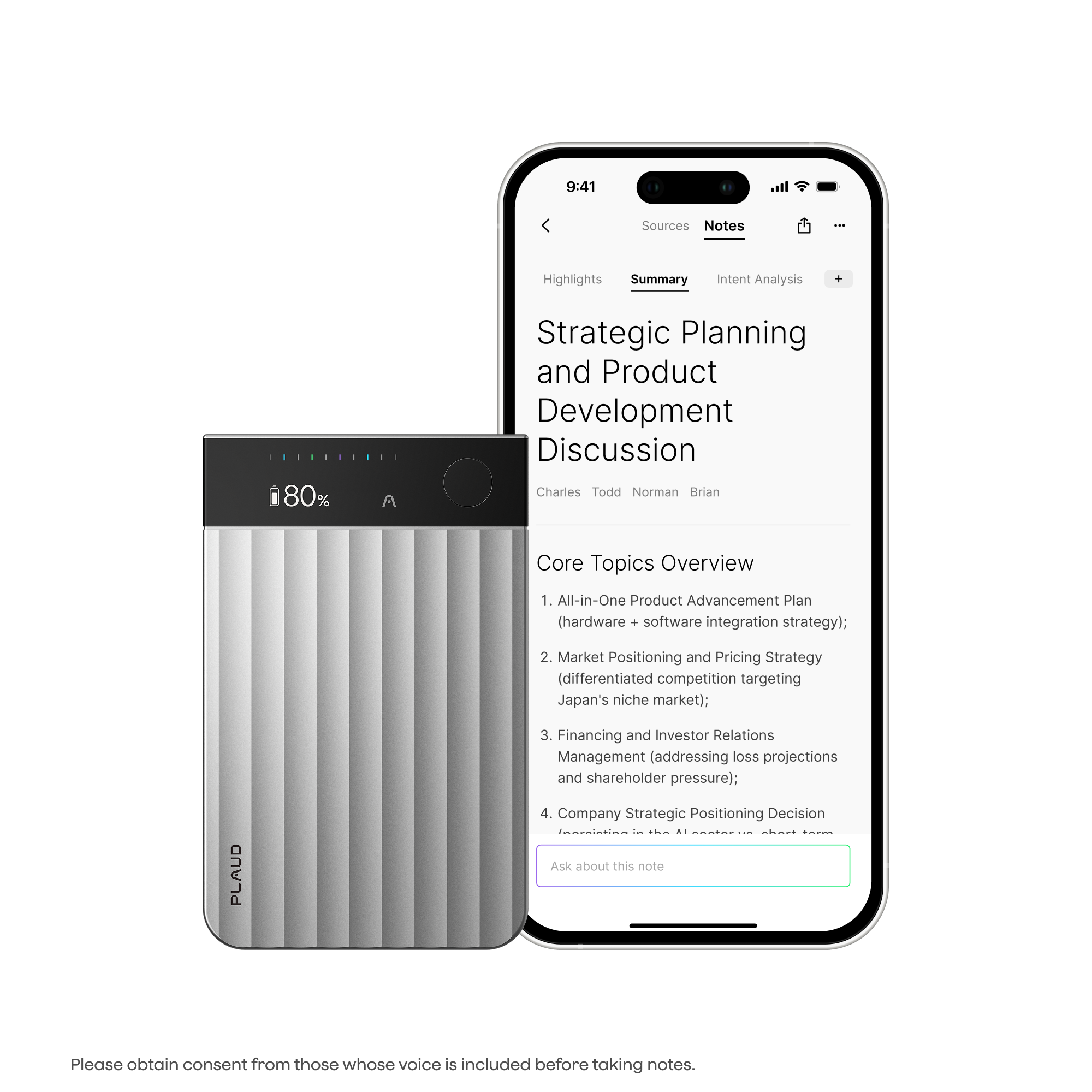 PLAUD Note Pro Silver