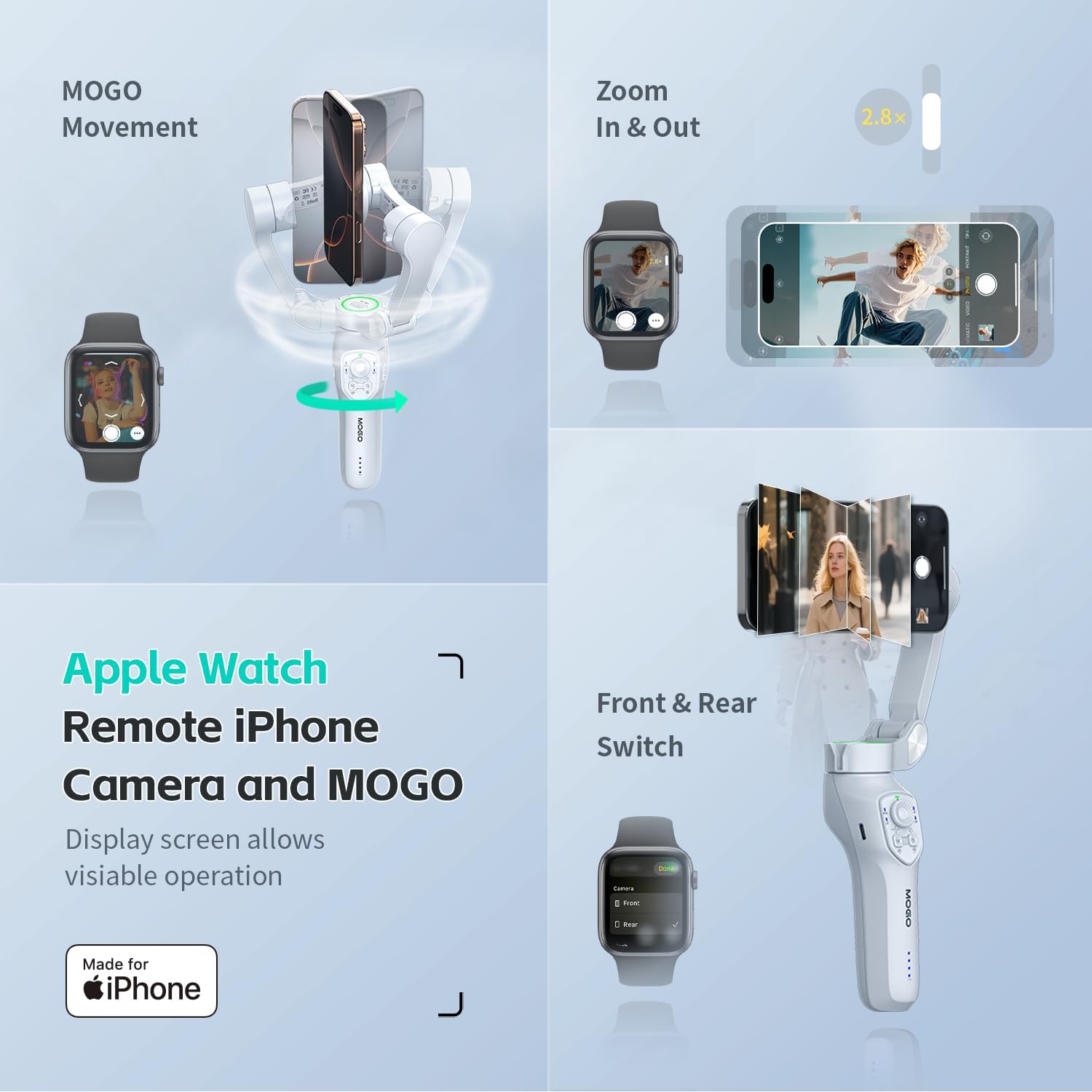 COMITOK MOGO Gimbal for iPhone GREY