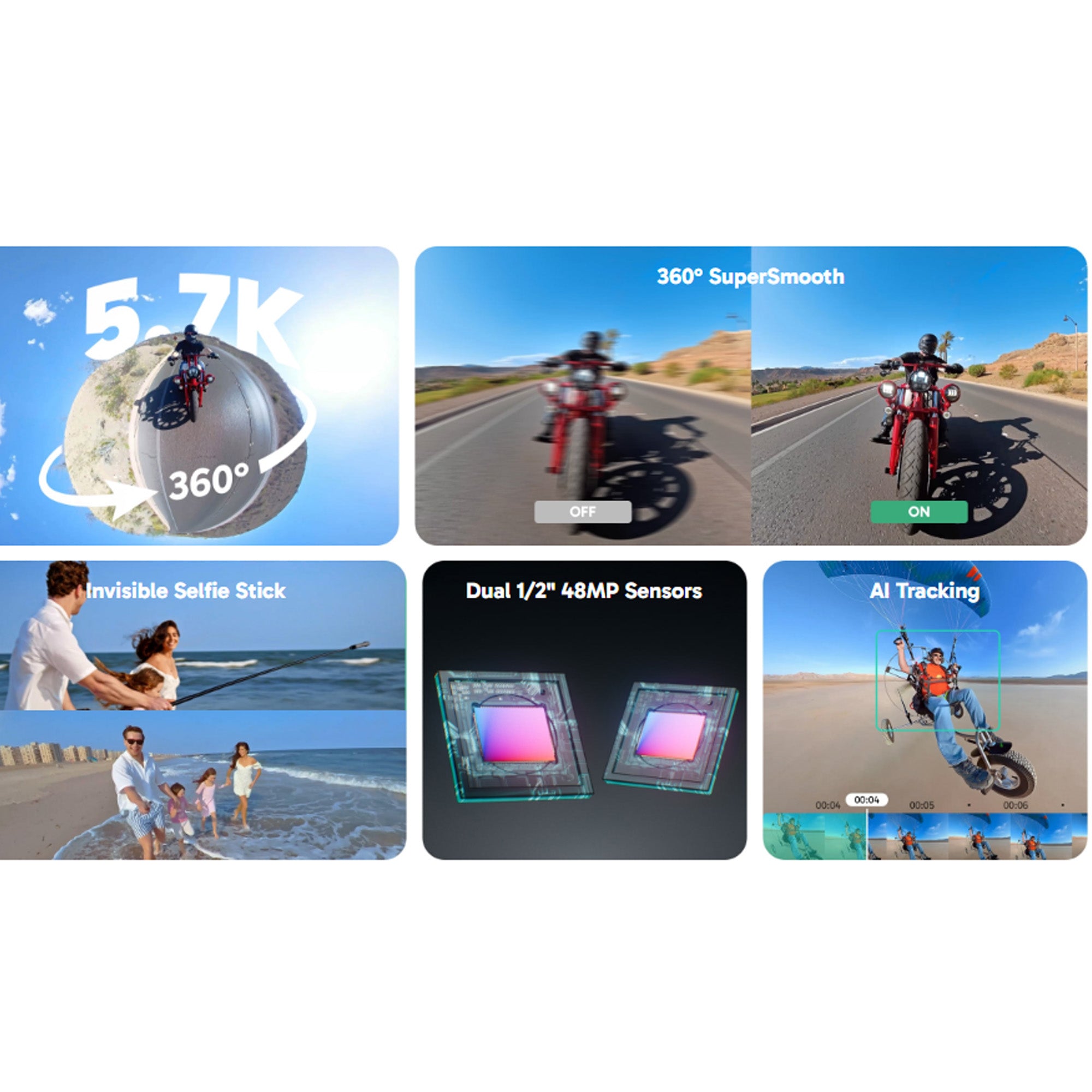 Akaso 360 Creator Combo