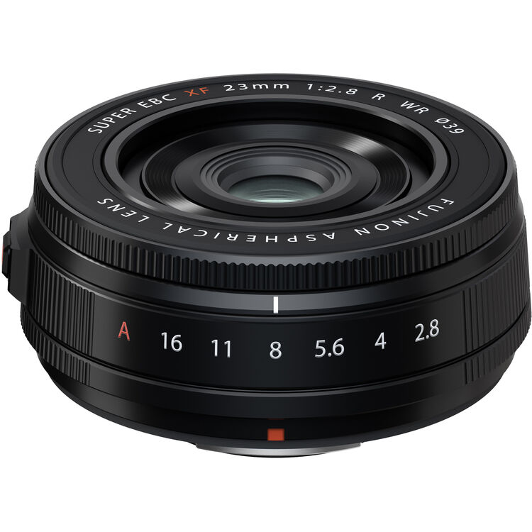 Fujifilm XF 23mm f/2.8 R WR Lens (Black)