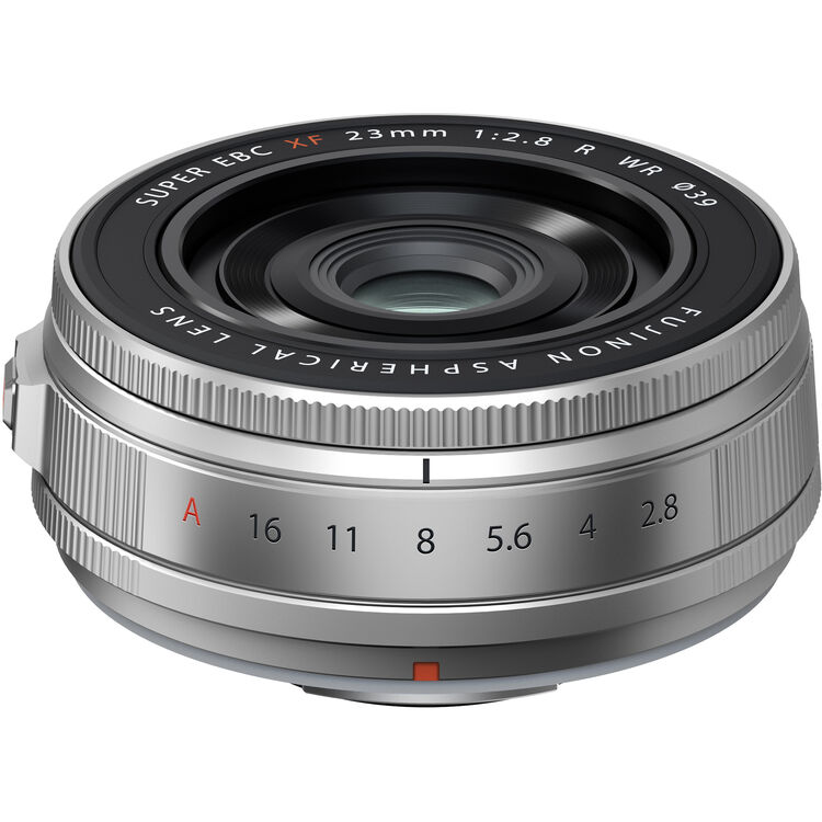 Fujifilm XF 23mm f/2.8 R WR Lens (Silver)