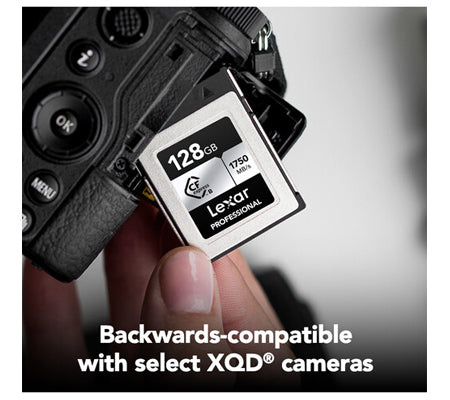 Lexar 128GB Professional CFexpress Type-B Silver Memory Card