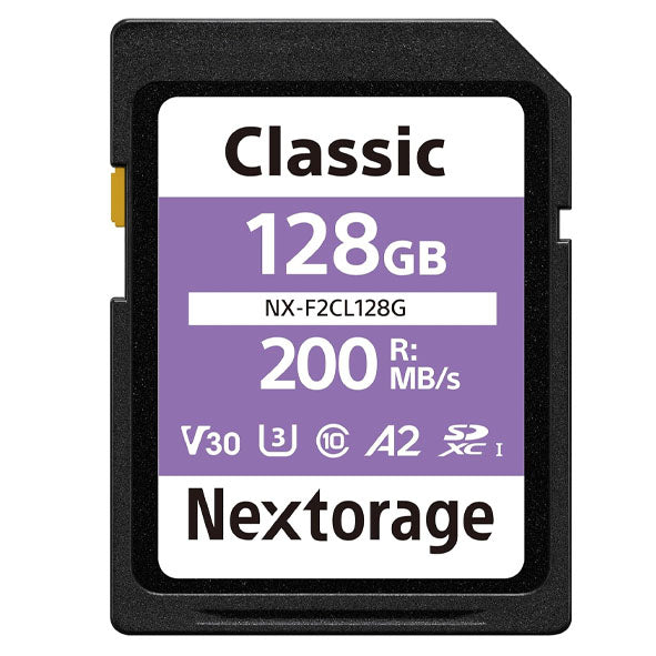 Nextorage NX-F2CL SDXC UHS I 128GB 200MB/s Max Read Speed