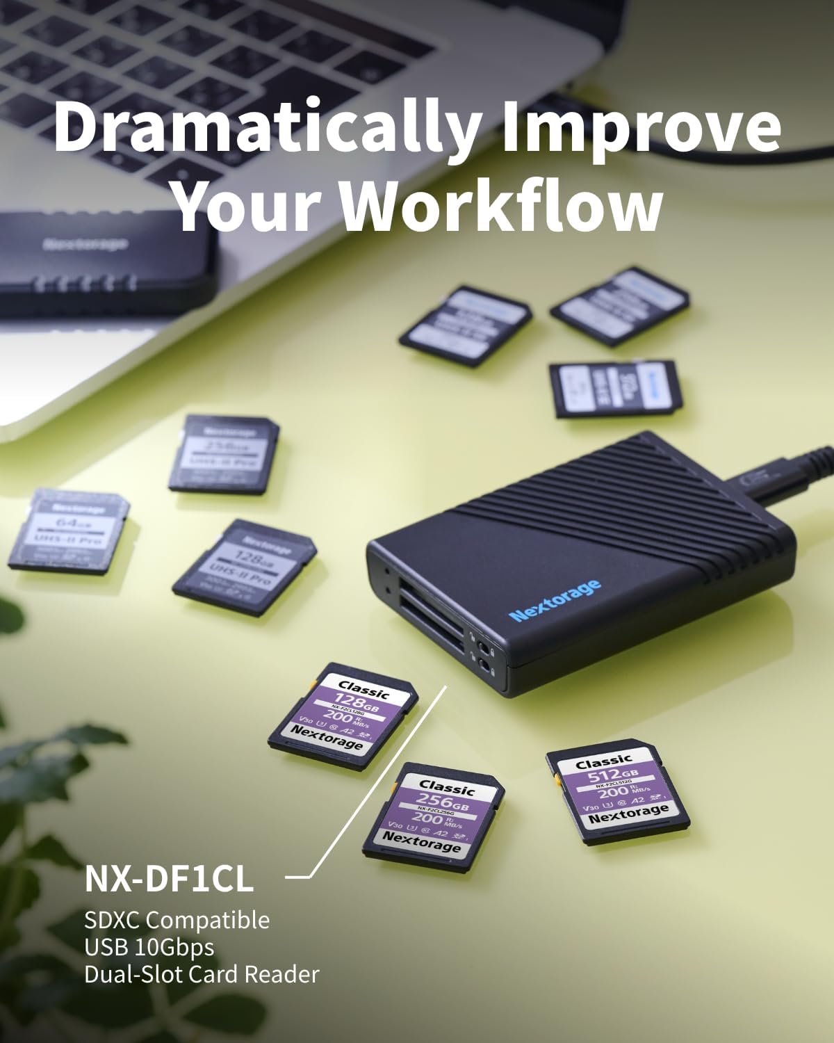 Nextorage NX-F2CL SDXC UHS I 128GB 200MB/s Max Read Speed