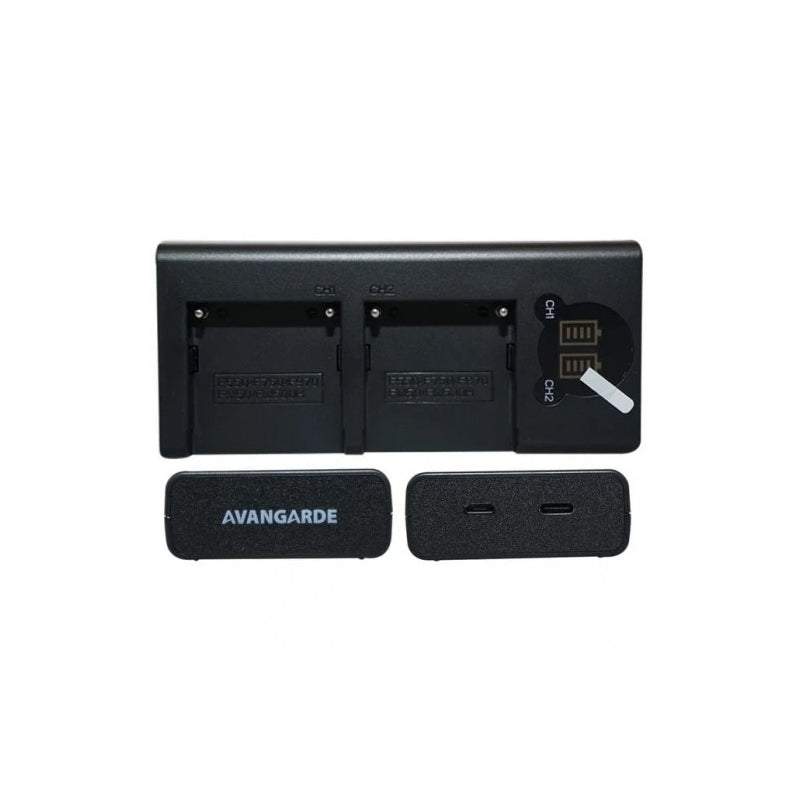 Paket Avangarde Dual Charger DL-F970 + Battery NP-F770 4400mAh