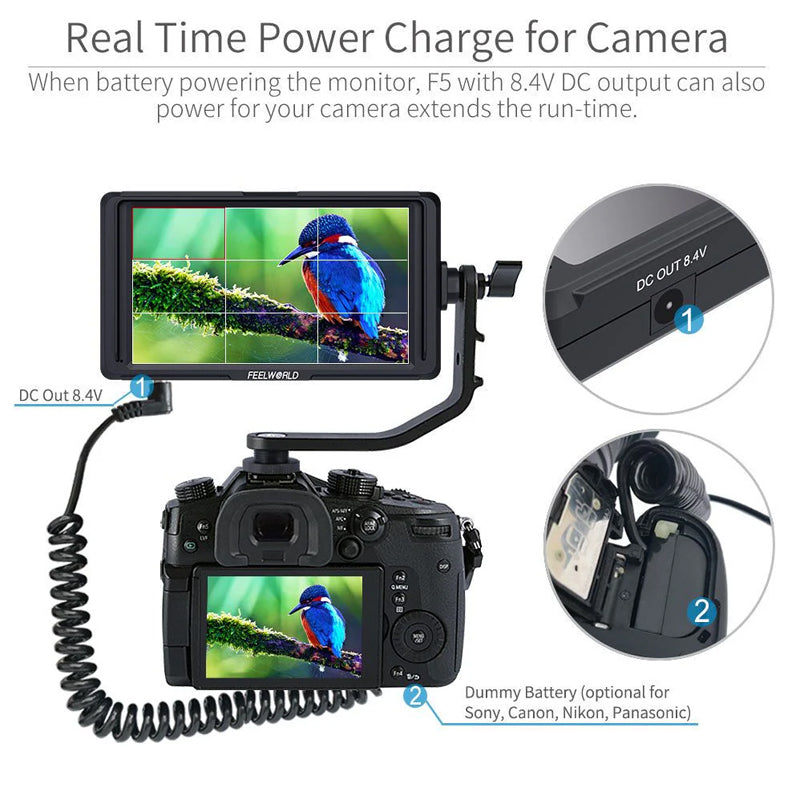 FeelWorld F5 4K Camera Monitor