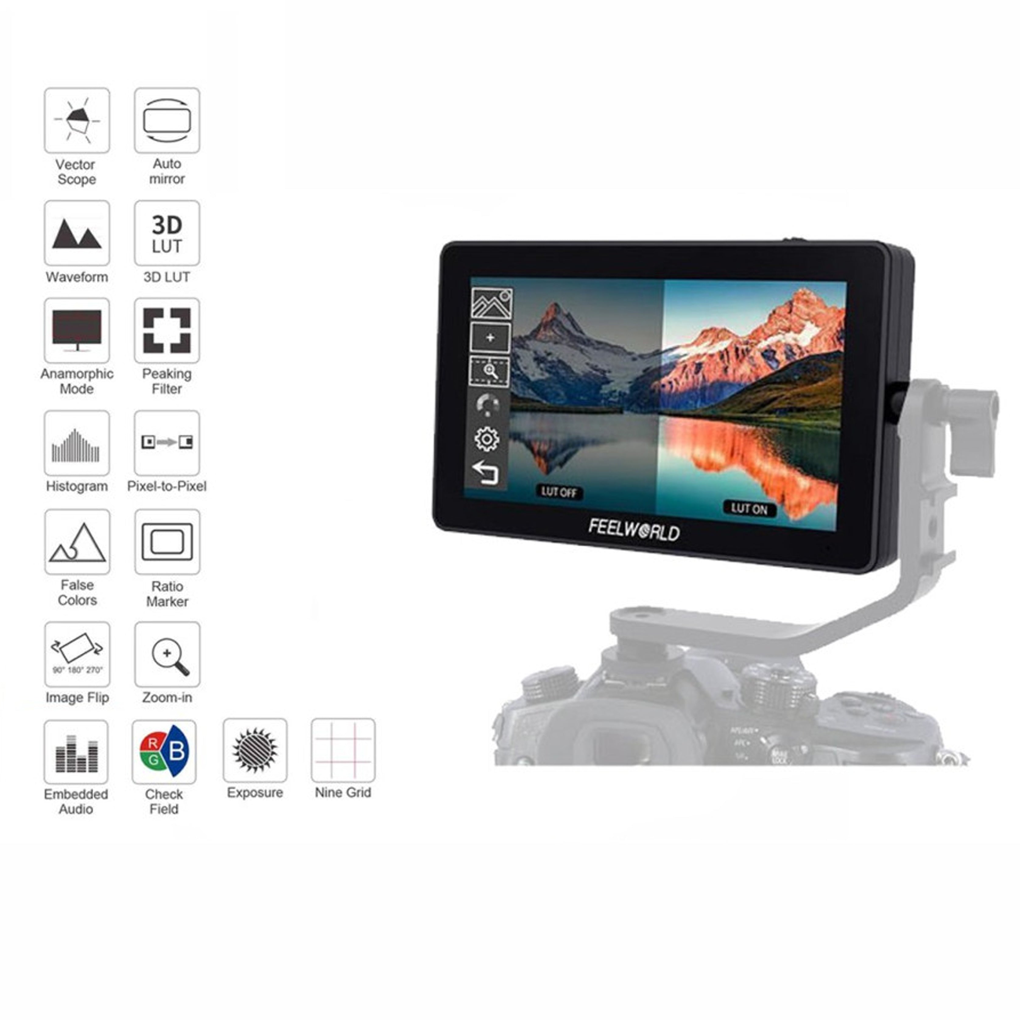 FeelWorld F6 Plus 5.5 Inch 4K HDMI Monitor