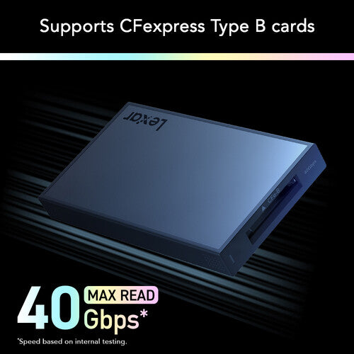 Lexar Professional Workflow CFExpress 4.0 Type B Card Reader LPWF740N-6ANGL