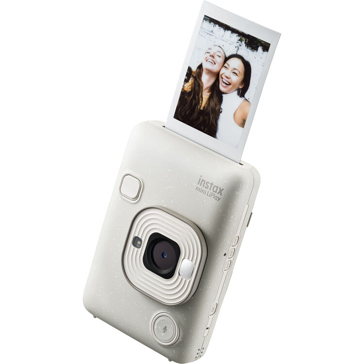 Fujifilm Instax Mini Liplay Hybrid Instant Camera (Misty White) BND
