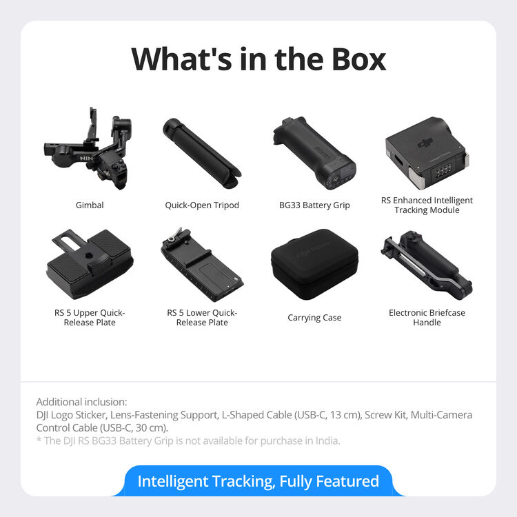 DJI RS 5 Combo Gimbal Stabilizer
