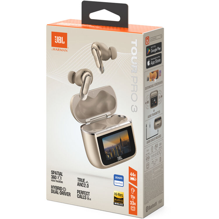 JBL Tour Pro 3 True Wireless Noise-Canceling Earbuds