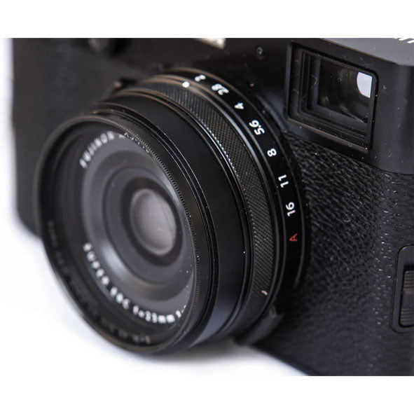Squarehood Adapter Ring for Fuji X100V (Black)