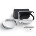 SquareHood Model V for Fuji X100 Cameras (Silver)