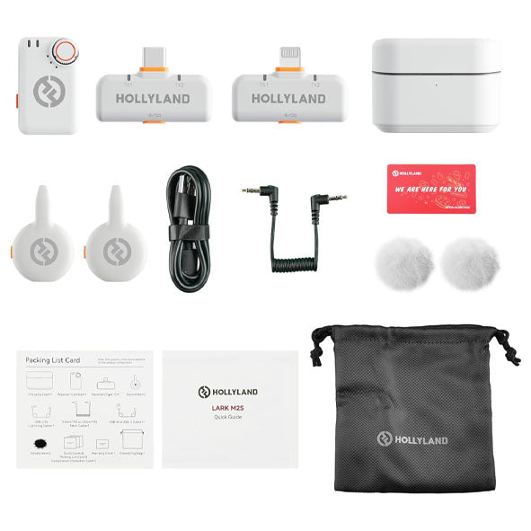 Hollyland Lark M2S Ultimate Combo - White