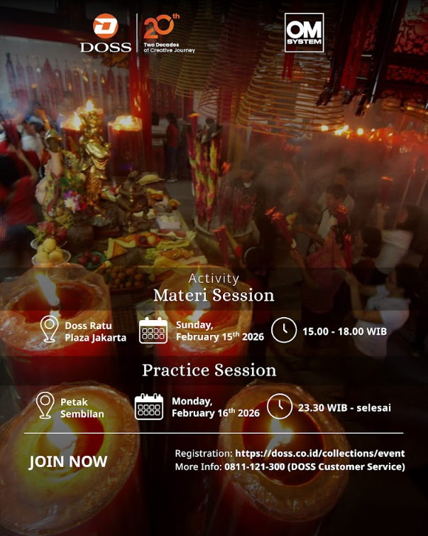 JKT - Malam Imlek: Tantangan Bidikan Kreatif Kinerja Kompeten with OM SYSTEM