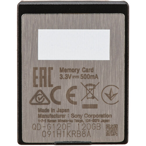 Sony XQD 120GB G Series Memory Card