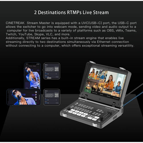 Cinetreak Stream Master SDI Video Switcher ( 4* HDMI / 4*SDI )