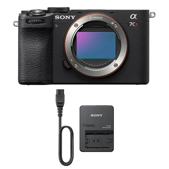 Sony a7CR Mirrorless Camera (Black) with Sony BC-QZ1 Battery Charger