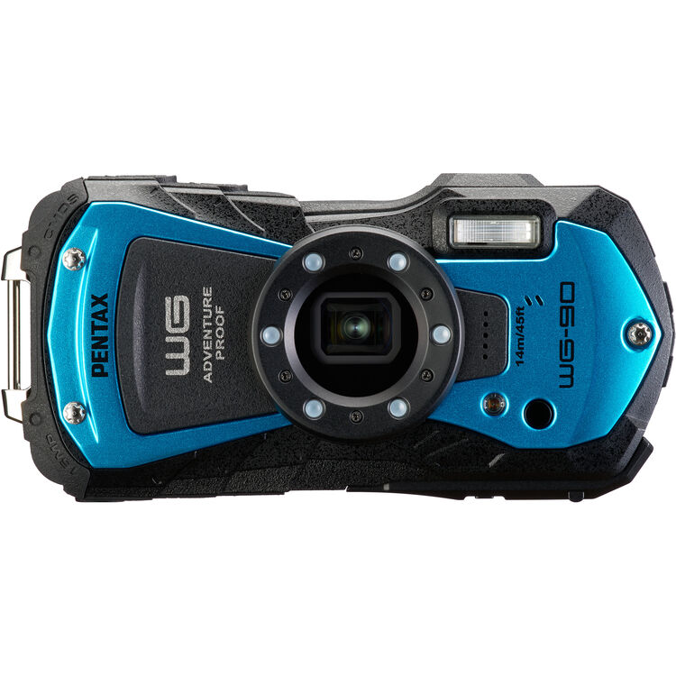 Pentax WG-90 Digital Camera (Blue)