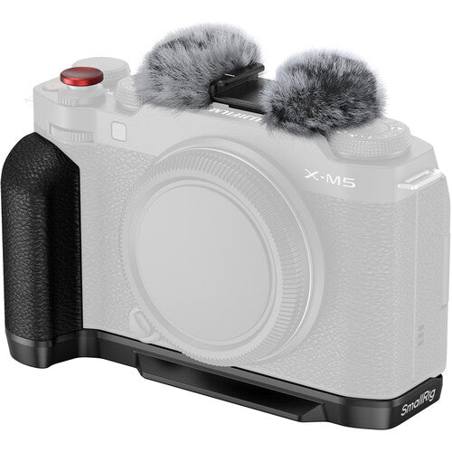SmallRig L-Shape Mount Plate with Silicone Handle for FUJIFILM X-M5 (Black) 4876