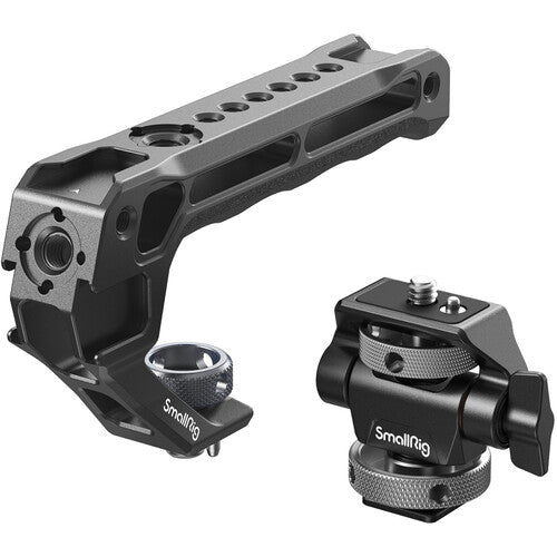 SmallRig Top Handle with Monitor Support Kit (Compatible with Cold Shoe) 5322