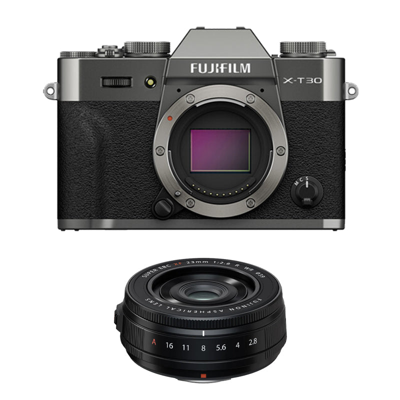 Fujifilm X-T30 III Mirrorless Camera with Fujifilm XF 23mm f/2.8 R WR Lens