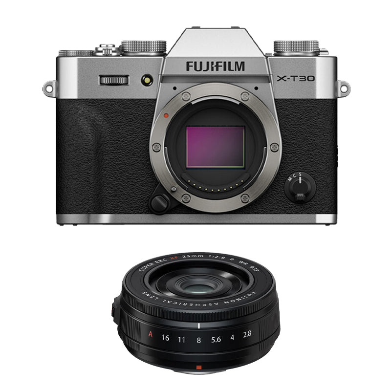Fujifilm X-T30 III Mirrorless Camera with Fujifilm XF 23mm f/2.8 R WR Lens