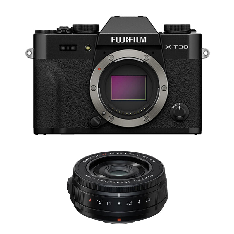 Fujifilm X-T30 III Mirrorless Camera with Fujifilm XF 23mm f/2.8 R WR Lens