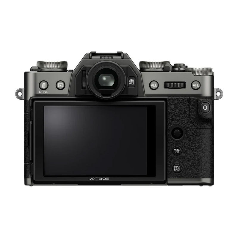 Fujifilm X-T30 III Mirrorless Camera with 13-33mm f/3.5-6.3 Lens with Fujifilm XF 35mm f2 R WR Lens (Silver)