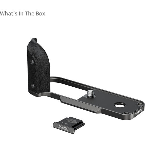 SmallRig L-Shaped Mount Plate with Silicone Handle for FUJIFILM X half (Charcoal Silver) 5217