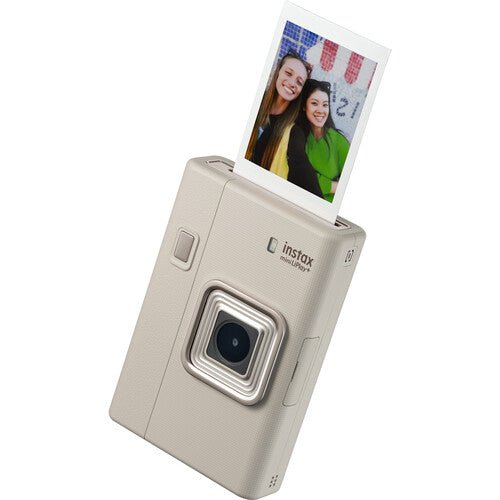 Fujifilm Instax Mini Liplay+ Hybrid Instant Camera (Sand Beige) BND
