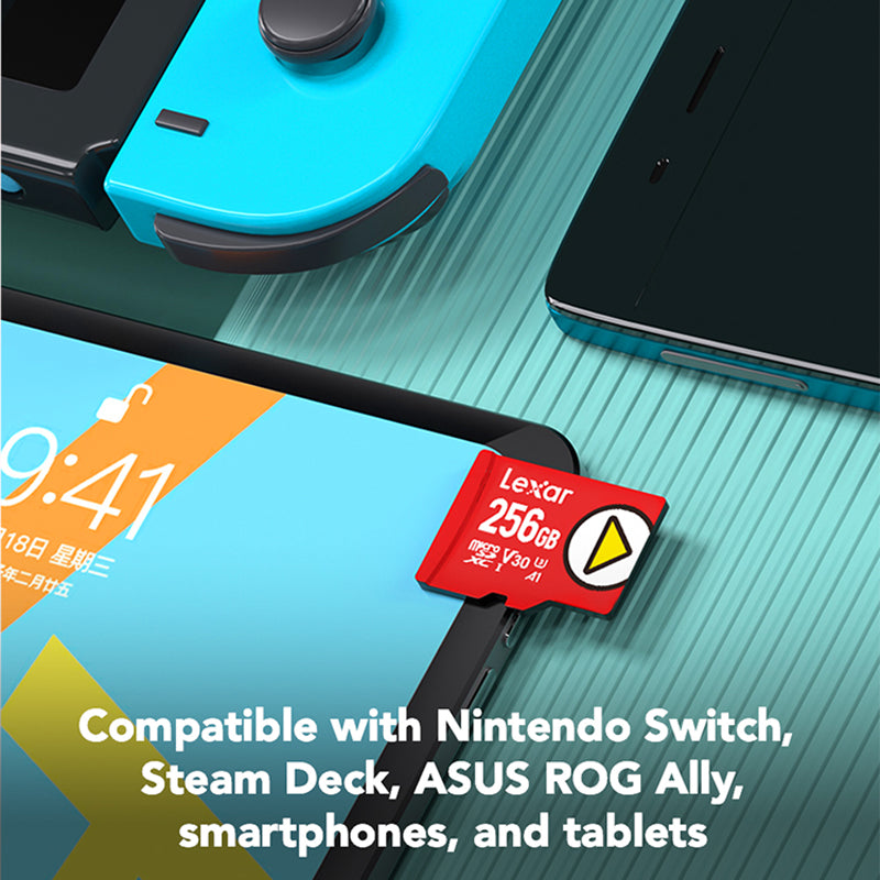 Lexar Play 256GB Micro SD UHS I For Gaming