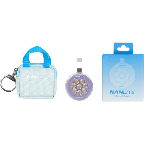 Nanlite cookie USB-C Mini Round LED (Lavender)